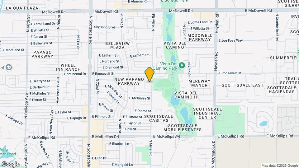 7538 E Garfield St Map and Location Details