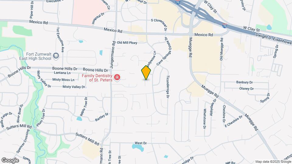 1366 Brandywine Ln Map and Location Details