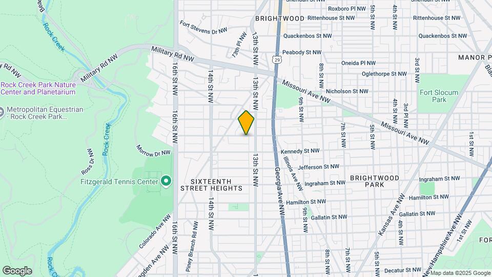 1304 Longfellow St NW Map and Location Details