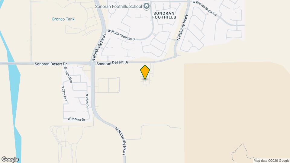 2121 W Sonoran Desert Dr Mapa y Detalles de la Ubicación