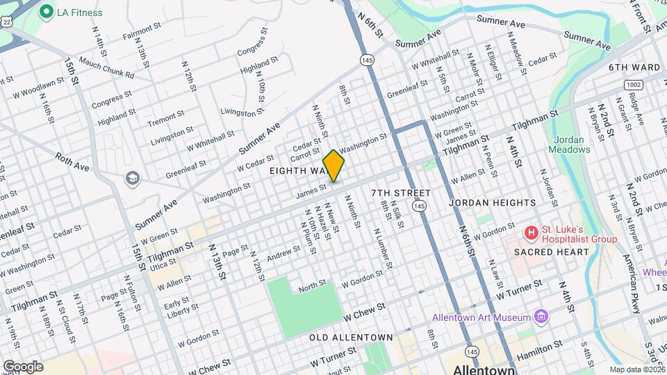 915 Tilghman St, Unit 4  915 Tilghman Towers Mapa y Detalles de la Ubicación