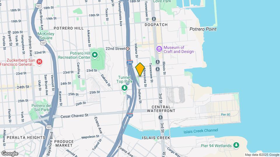1301 Indiana St Map and Location Details
