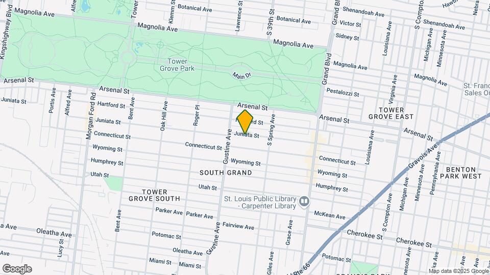 3854 Juniata St Map and Location Details