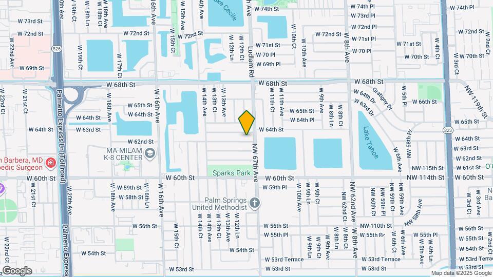 1221 W 62nd St Map and Location Details