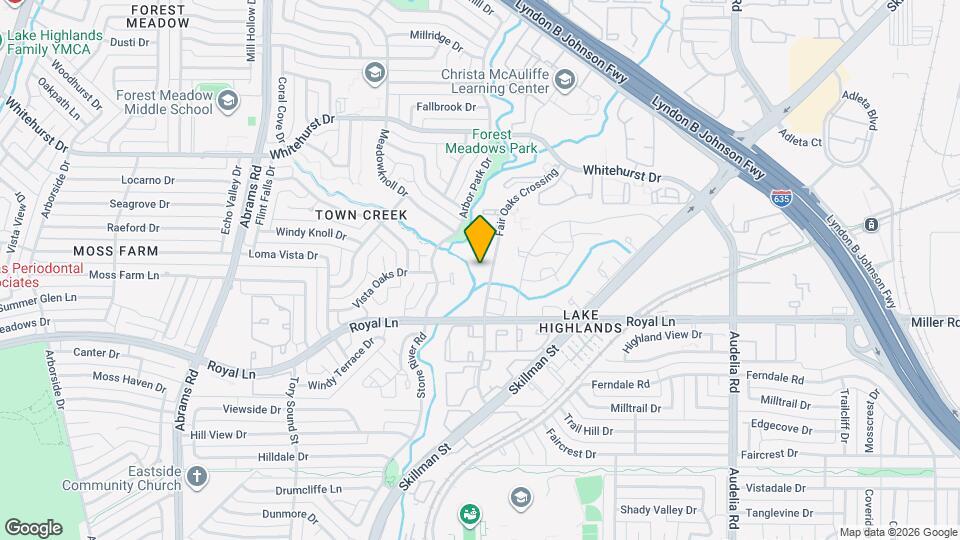 8555 Fair Oaks Crossing Mapa y Detalles de la Ubicación