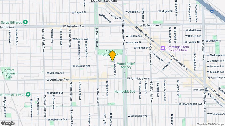 2108 N Whipple St Map and Location Details
