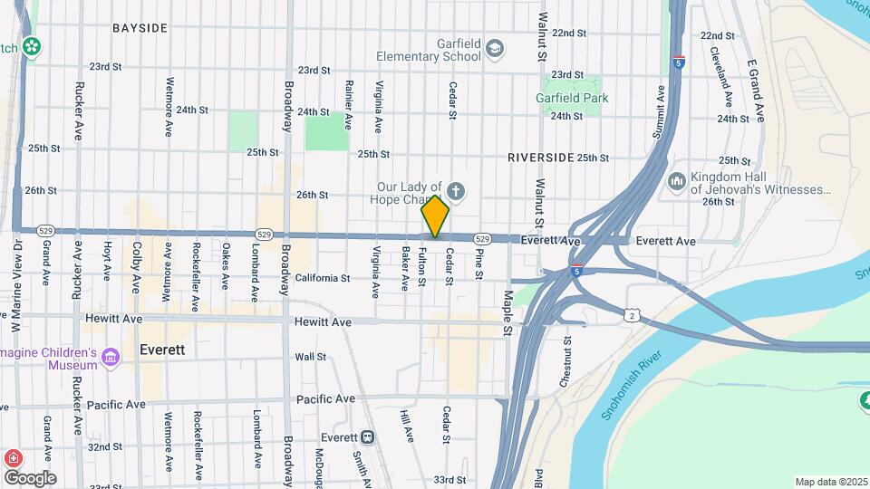2712 Everett Ave Map and Location Details