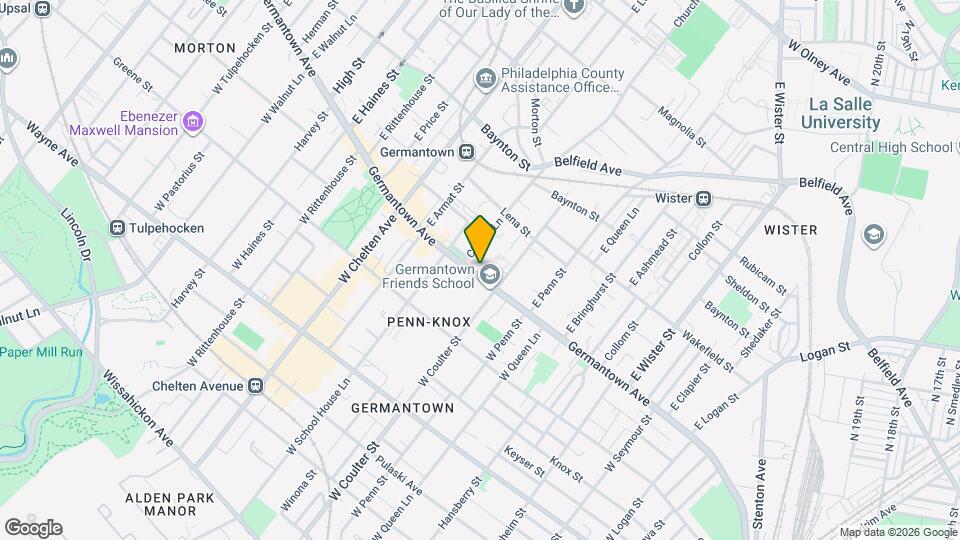 5423 Germantown Ave Mapa y Detalles de la Ubicación