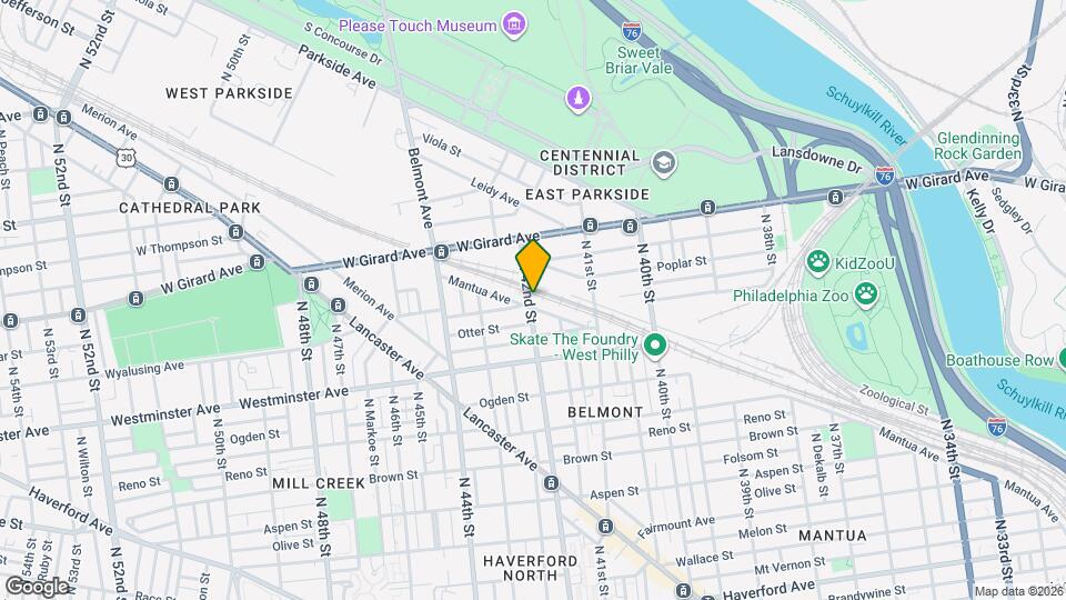 4181 Mantua Ave Mapa y Detalles de la Ubicación