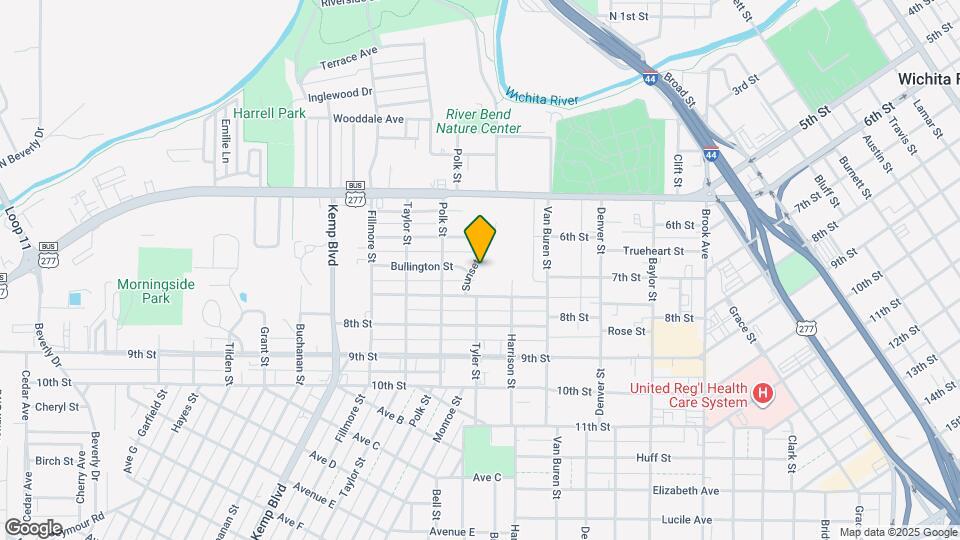 615 Sunset Dr Map and Location Details