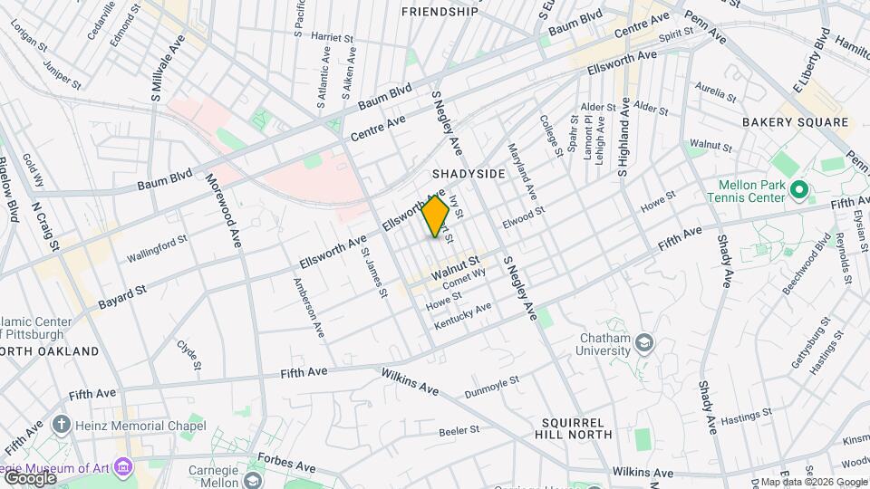 709-715 Bellefonte St Mapa y Detalles de la Ubicación