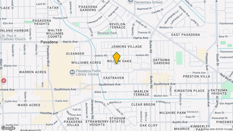 1057 Willow Oaks Cir Map and Location Details