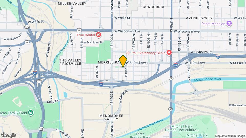 3312 W Mt Vernon Ave Map and Location Details