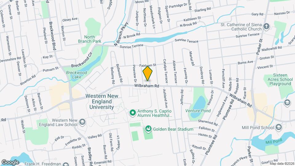 1412 Wilbraham Rd Mapa y Detalles de la Ubicación