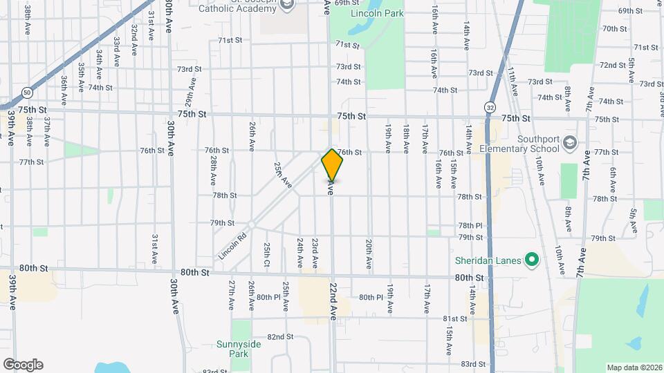 7751 22nd Ave Map and Location Details