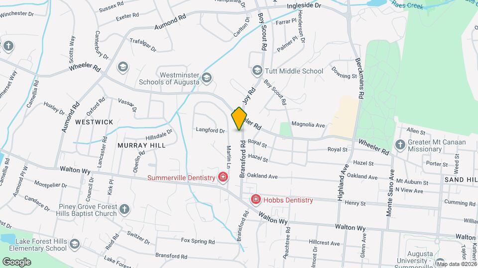 611 Bransford Rd Map and Location Details