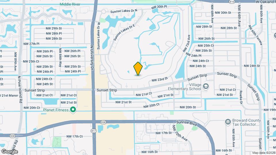 7901 S Aragon Blvd Mapa y Detalles de la Ubicación