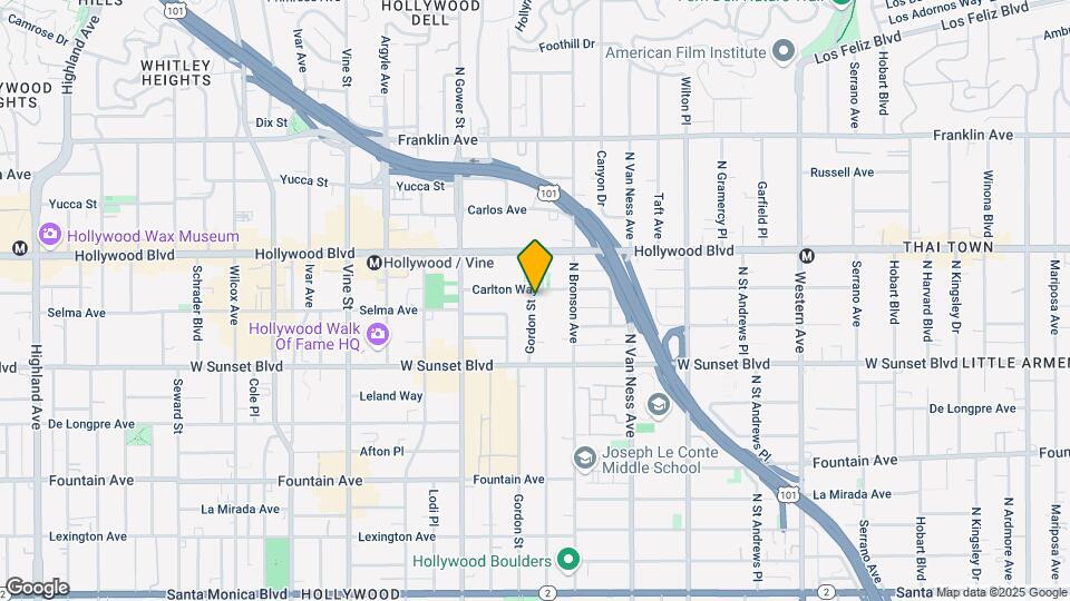1568 Gordon St Map and Location Details