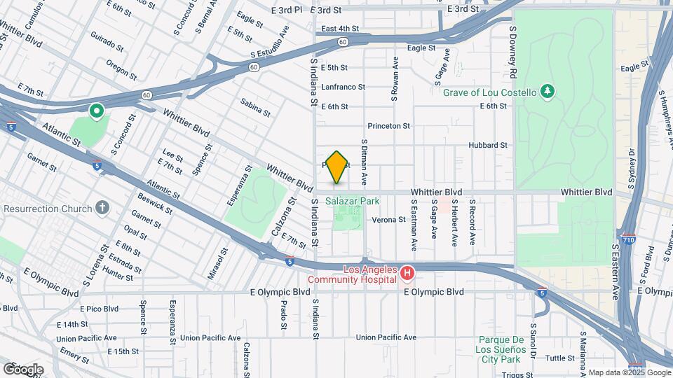 3835 Whittier Blvd, Unit 4 Map and Location Details