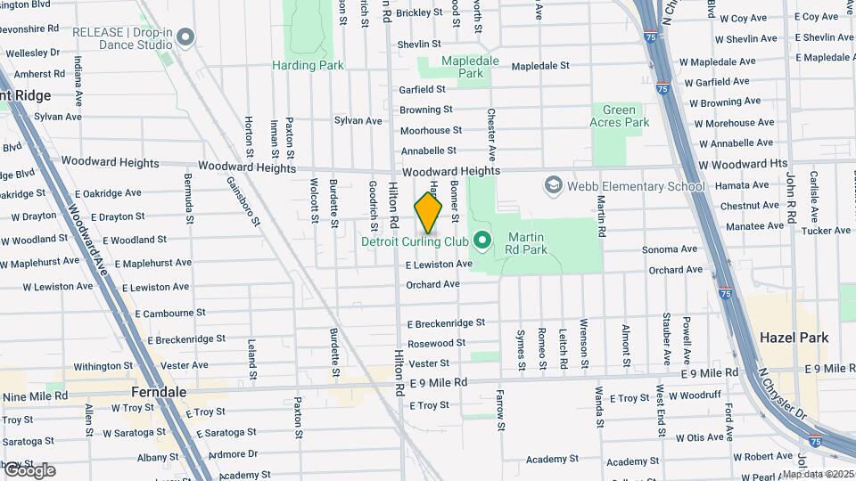 2401 Harris St Map and Location Details