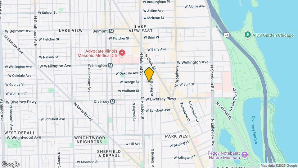 2850 N Burling St Map and Location Details