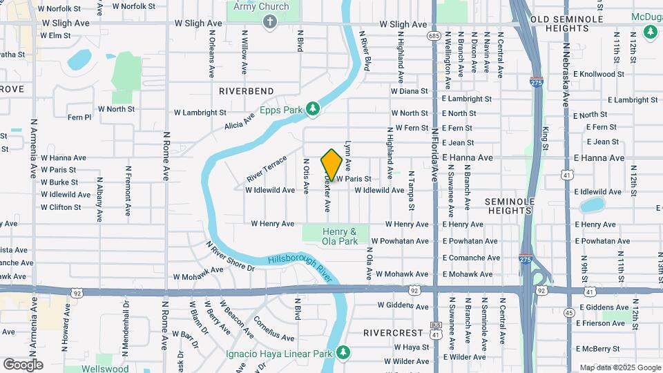 517 W Idlewild Ave Map and Location Details