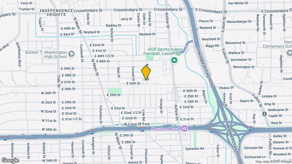 827 E 36th St Map and Location Details