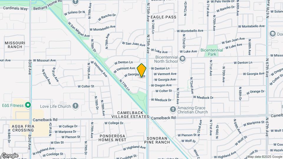 7572 W Oregon Ave Map and Location Details