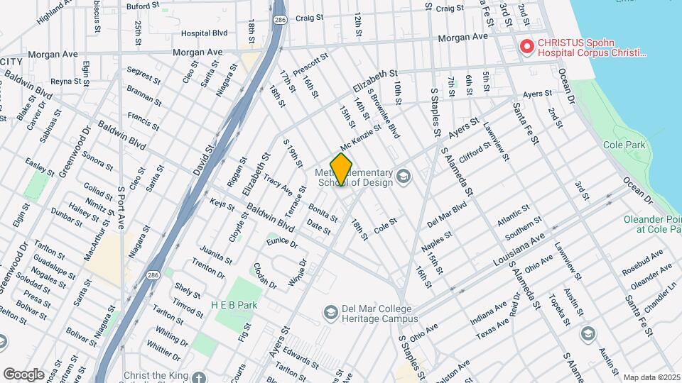 1654 18th St Map and Location Details