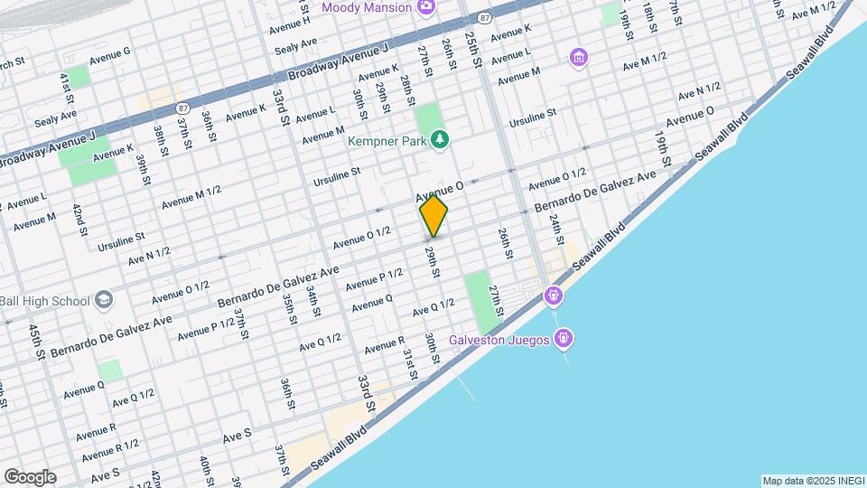 2823 Bernardo De Galvez Ave Map and Location Details