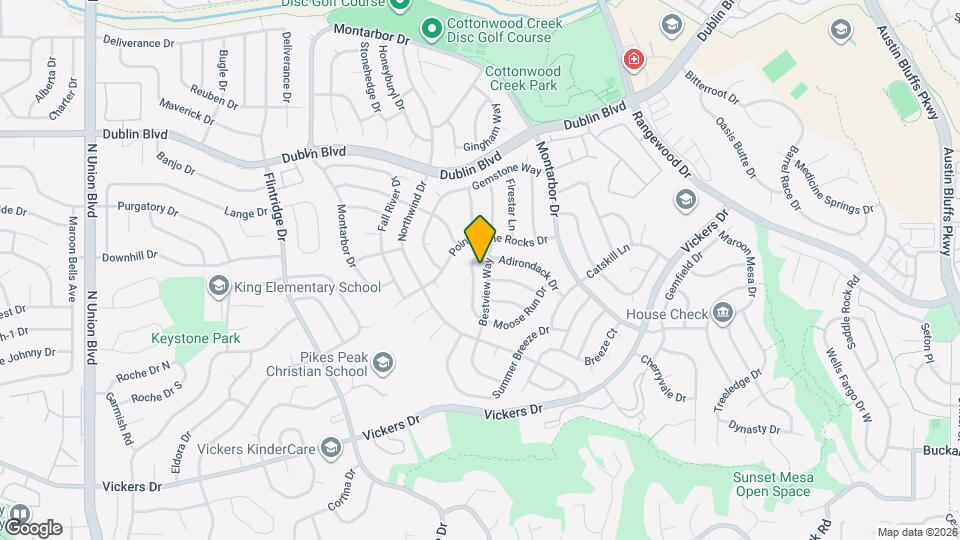 6160 Bestview Way Map and Location Details