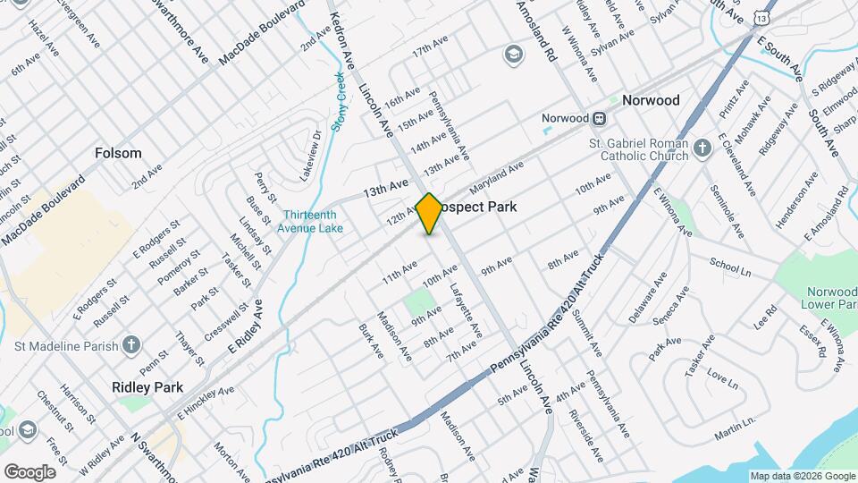 1113 Lafayette Ave Map and Location Details