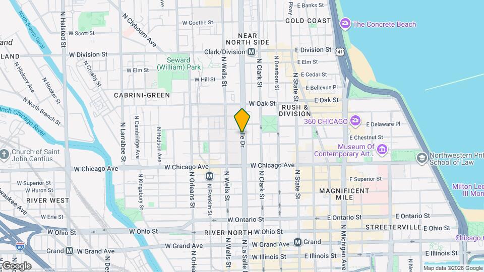 874 N La Salle Dr Mapa y Detalles de la Ubicación