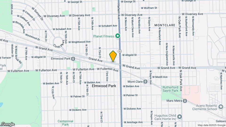 7355 W Grand Ave Map and Location Details