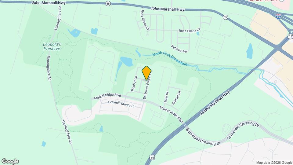 6634 Bartrams Forest Ln Map and Location Details