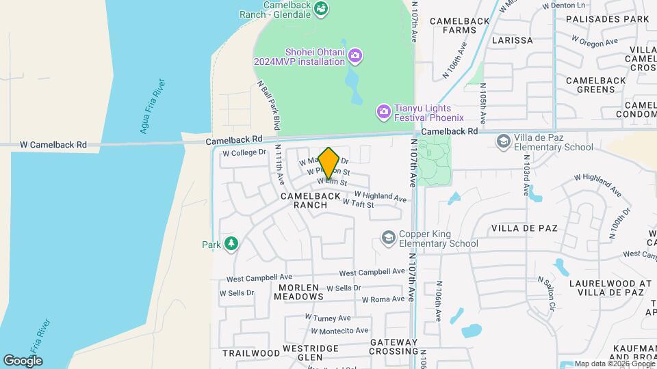 10923 W Elm St Map and Location Details