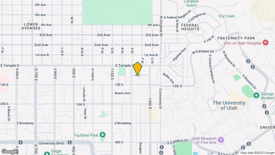 1234 Alameda Ave Map and Location Details