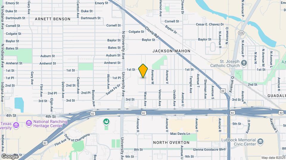 110 Waco Ave Mapa y Detalles de la Ubicación