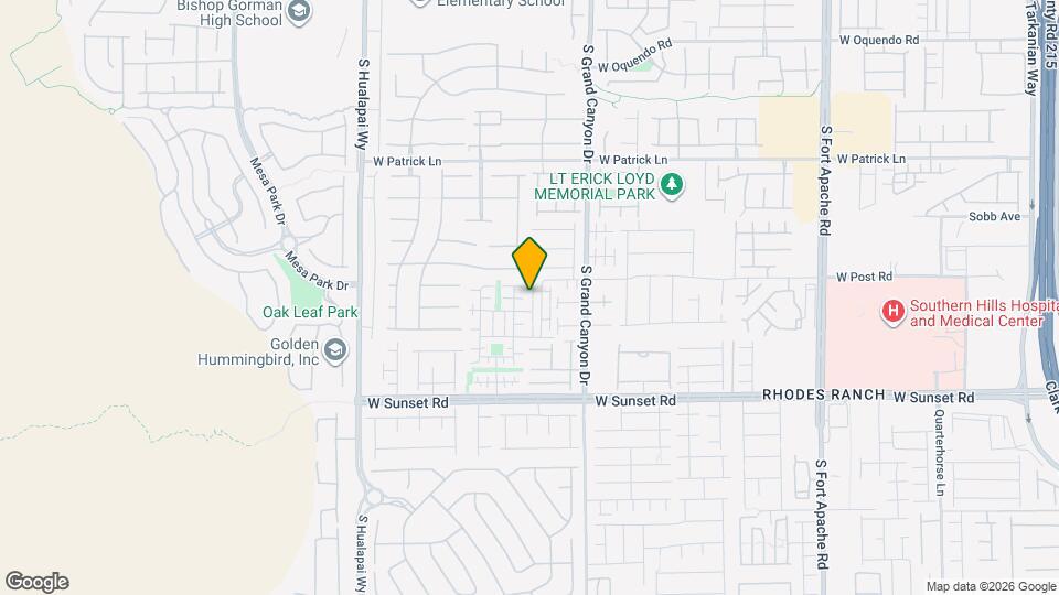 6329 Yampa River Way Map and Location Details