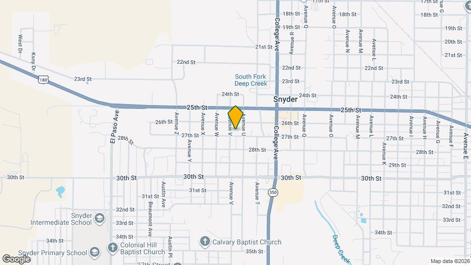 2107 27th St Map and Location Details