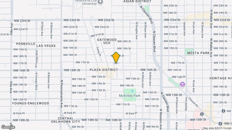 1624 NW 17th St Map and Location Details