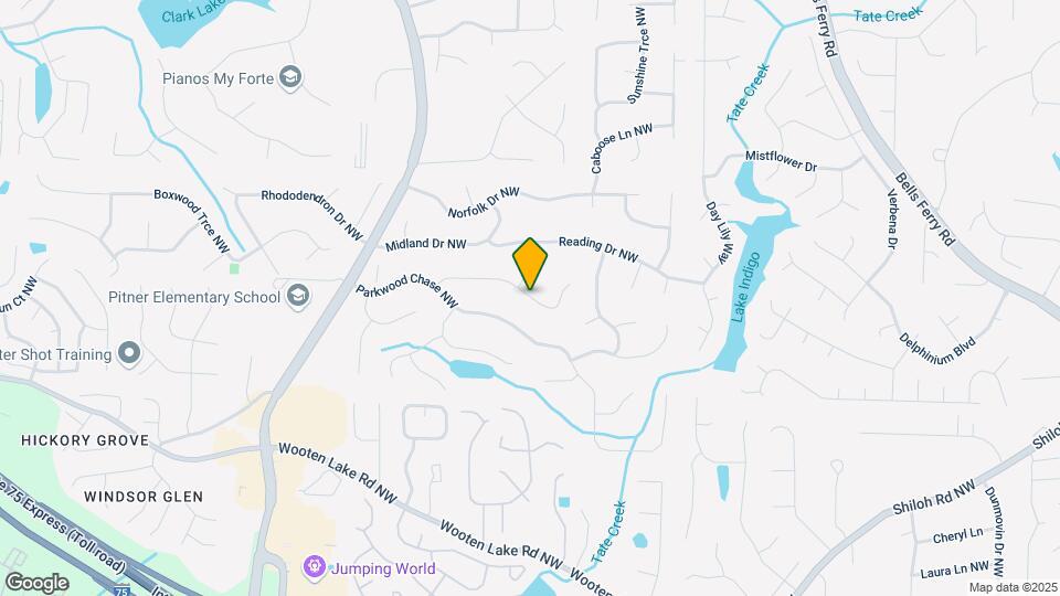1259 Westover Trace NW Map and Location Details