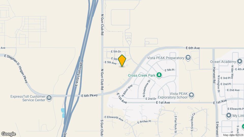 23693 E 3rd Pl Map and Location Details