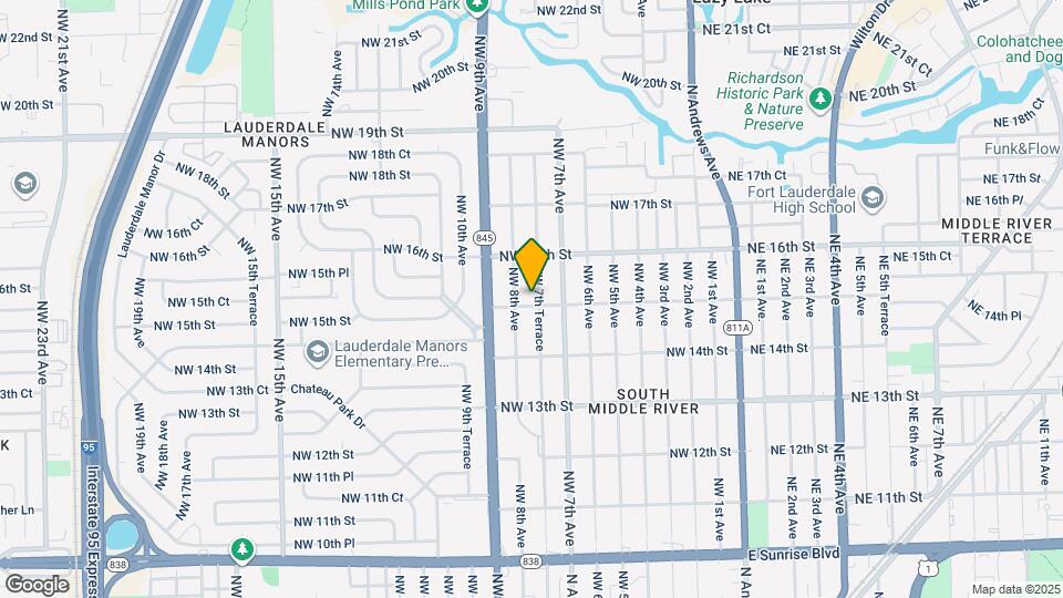 1505 NW 7th Ter Map and Location Details