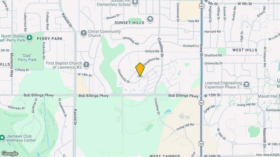 2824 University Dr Map and Location Details