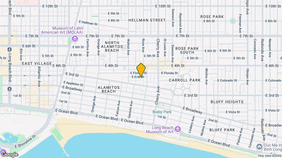 1737 E Erie St Map and Location Details