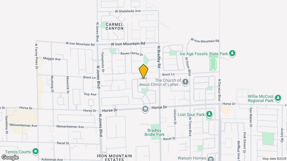 5525 Rocky Ravine Ave Map and Location Details
