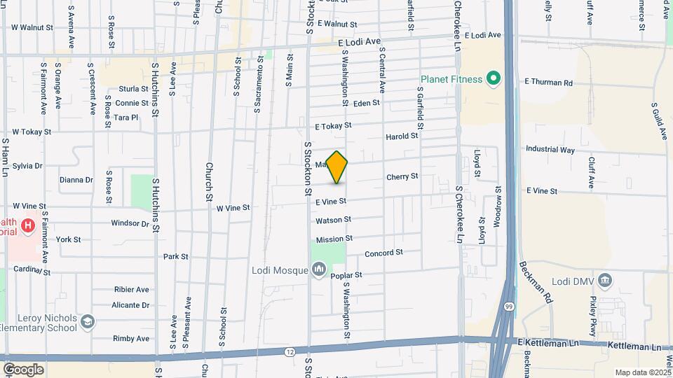 232 Cherry St Map and Location Details