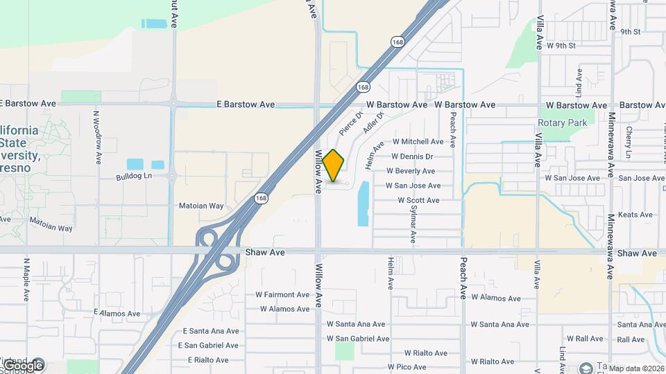 1633 Willow Ave Map and Location Details