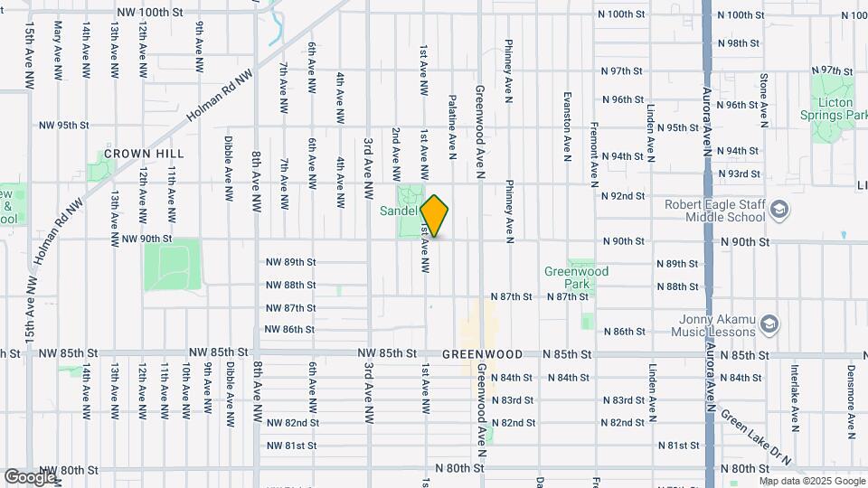 107 N 90th St Map and Location Details